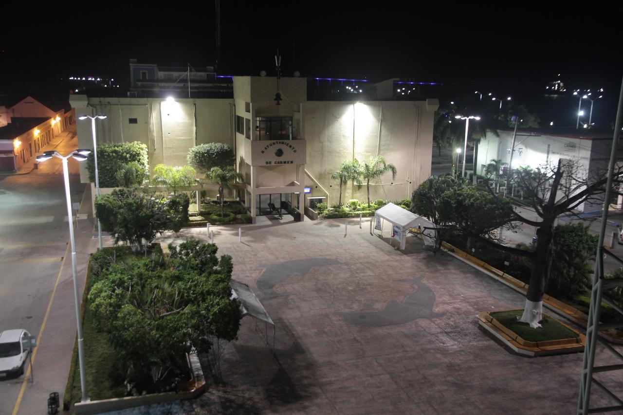 Hotel Del Parque Ciudad del Carmen Bagian luar foto